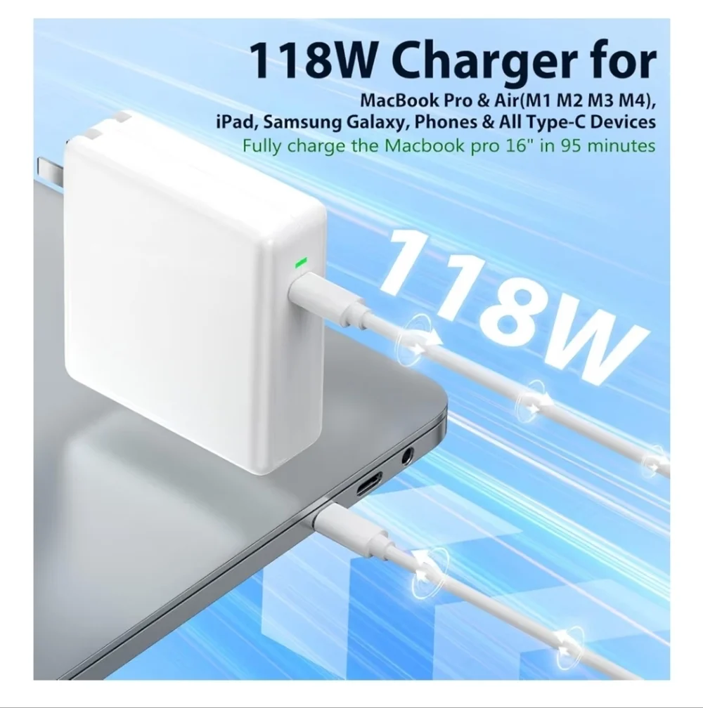 Mac Book Charger 118W